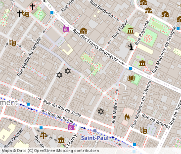 Rue des Rosiers, Paris - Photo 1