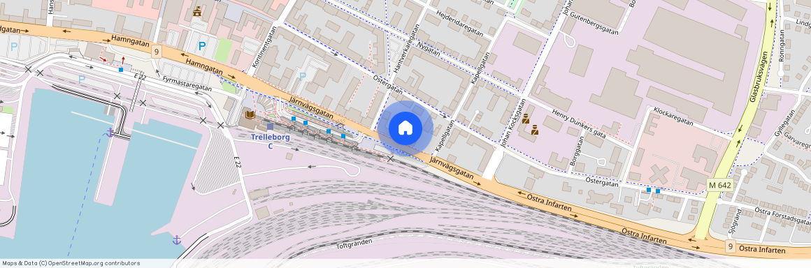 Trelleborg, Skåne, Järnvägsgatan 23