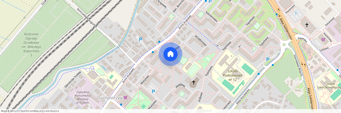 ul. Brzozowa, Tczew, tczewski, pomorskie