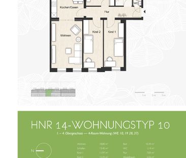 Moderne 4-Zimmerwohnung mit Wintergarten - Photo 6
