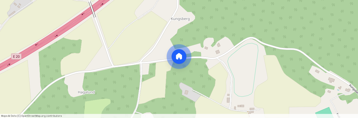 Kungsbergsvägen, Östansjö