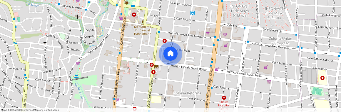 Avenida de las Etnias and México 68, Colonia Reforma, 68050 Oaxaca, Oax., Mexico.