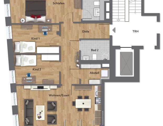 Modernes Wohnen zwischen Skyline und Altstadt - Foto 1