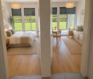 Exklusive 4.5-Zimmer-Gartenwohnung mit 400 m² Privatgarten in Aesch - Foto 2
