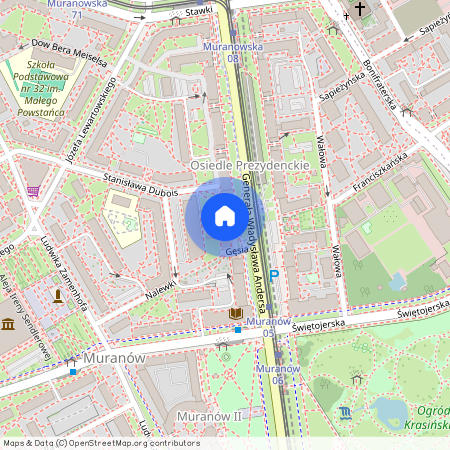 Warszawa, M., Warszawa, Śródmieście, gen., W., Andersa