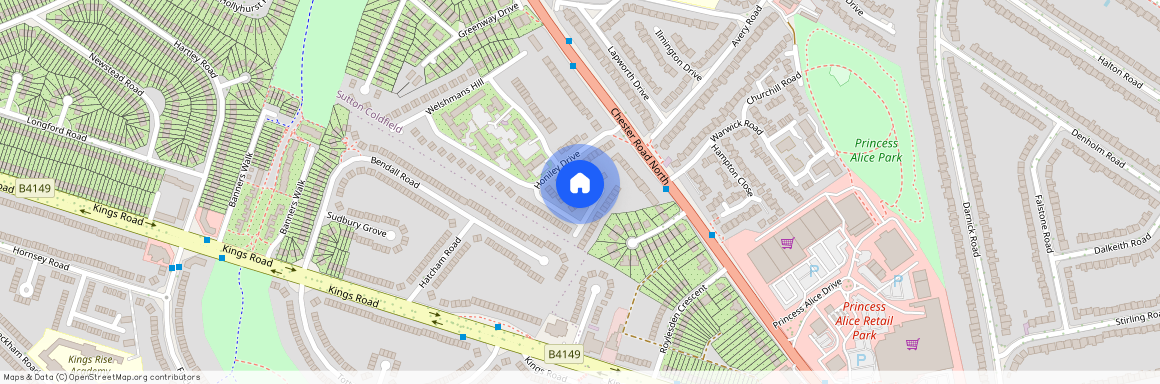 Honiley Drive, Sutton Coldfield, West Midlands, B73