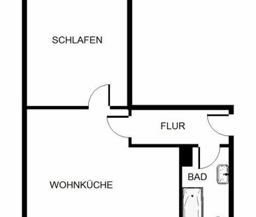 Schnuckelige 2-Raum-Wohnung im Grünen, mit Balkon - Foto 2