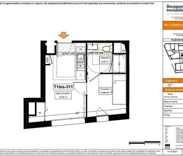 location Appartement T1 DE 24.68m² À RENNES - Photo 1