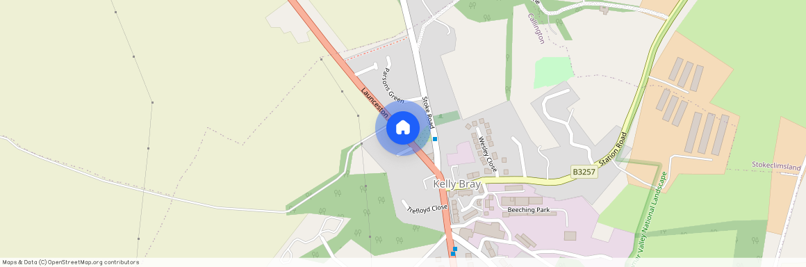 Flat Railway House, Launceston Road, PL17