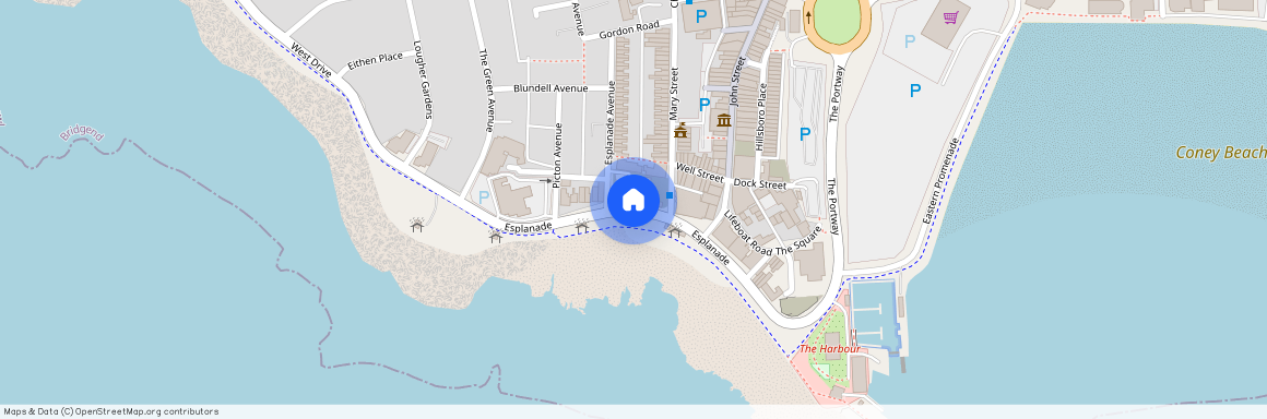 Esplanade, Porthcawl, Bridgend County Borough, CF36