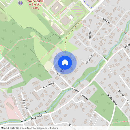 ul. Wspaniała, Olszówka, Mikuszowice Śląskie, Bielsko-Biała, śląskie