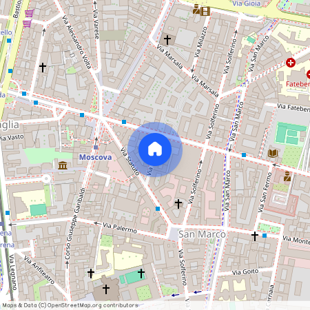 Via Lovanio, Milano, Lombardy 20121