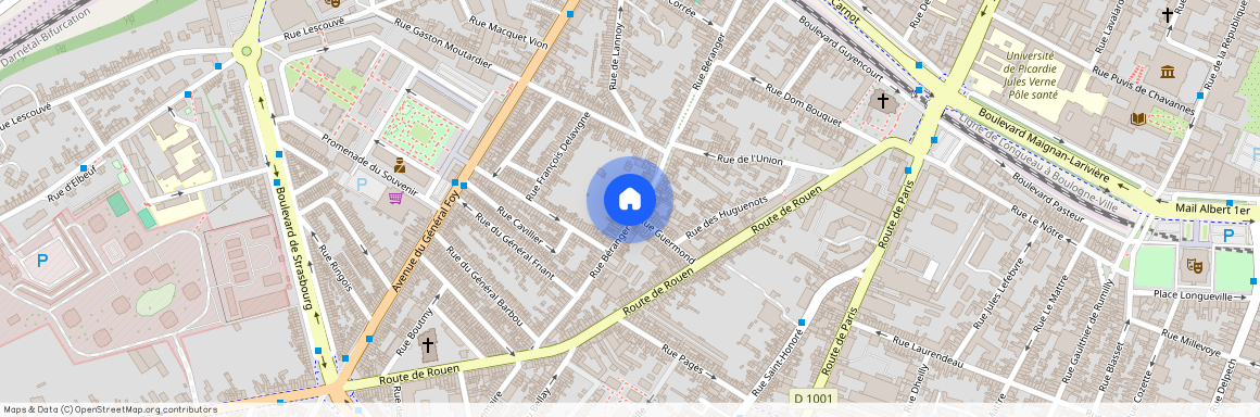 160 Rue Béranger, 80000 Amiens, France