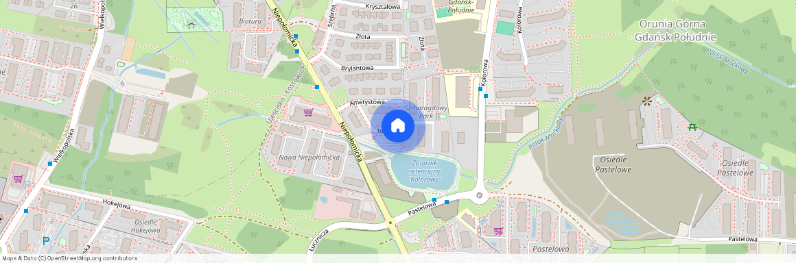 ul. Topazowa, Orunia Górna - Gdańsk Południe, Gdańsk, pomorskie