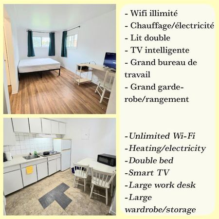 Studio tout inclus 1 1/2 - 10 min du terminus Longueuil - disponible 1er novembre 2025 - Photo 3