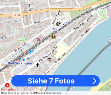 Geräumige 2-Zimmerwohnung in zentraler Lage von Bad Säckingen zu ve... - Foto 1