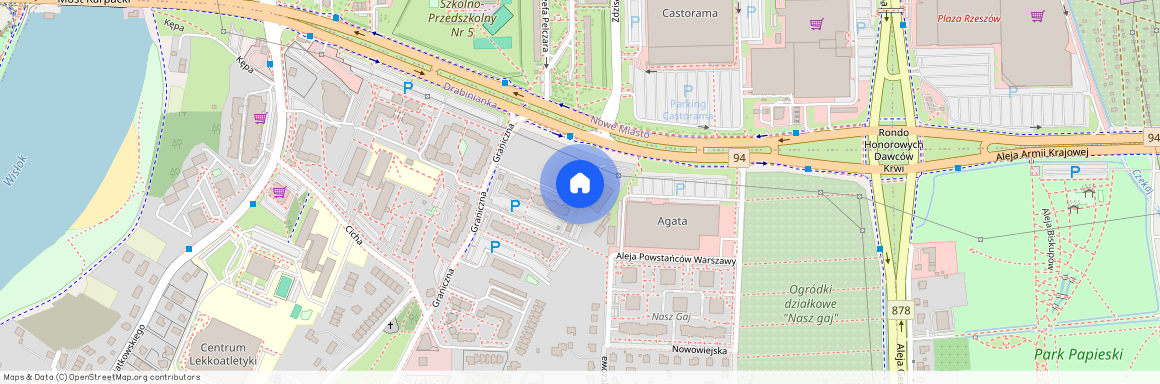 Rzeszów, Nowe Miasto, Graniczna