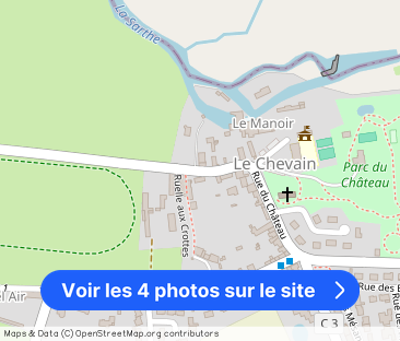 Appartement Saint Paterne Le Chevain 1 pièce(s) réf : 14722 - Photo 1