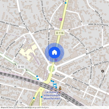 93340, Le Raincy