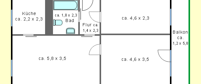 Barrierearme Wohnung nahe der Grünauer Siedlung - Foto 1
