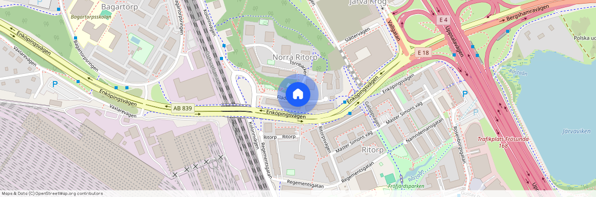 Fläderstigen, Solna