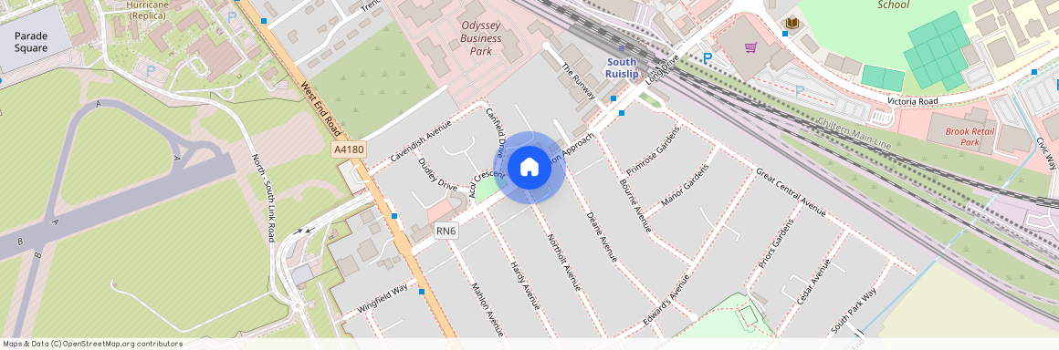Station Approach. HA4, South Ruislip, HA4
