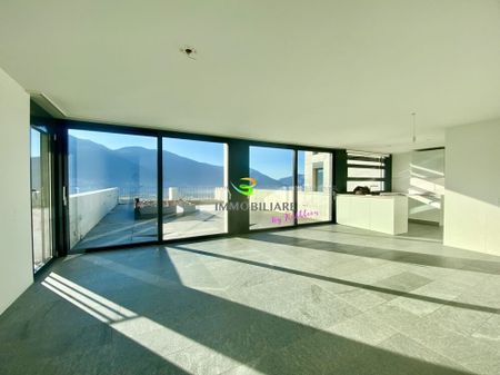 Loftwohnung mit traumhaftem Weitblick über den Lago, grosse Terrasse - Photo 3