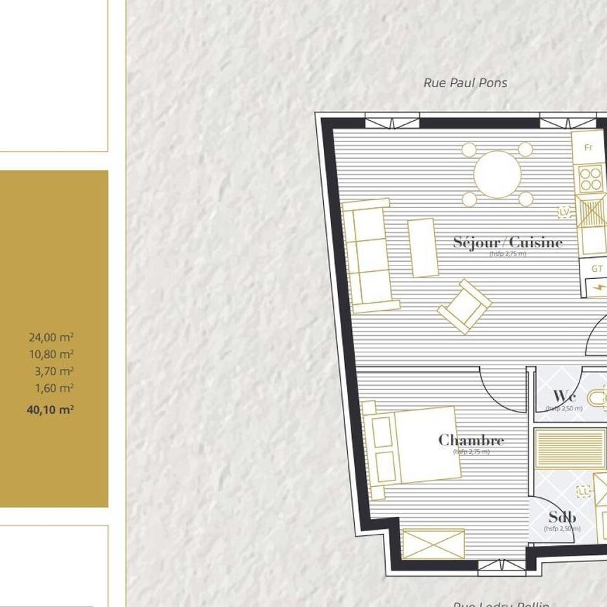 location Appartement T2 DE 40.1m² À AGEN - Photo 1