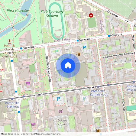 ul. Pomorska, Fabryczna, Śródmieście, Łódź, łódzkie