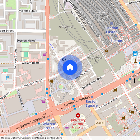 North Gower Street, Euston, London, NW1