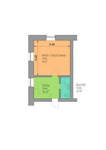 Gemütliche 1-Zimmer-Wohnung in Knittelfeld - Photo 2