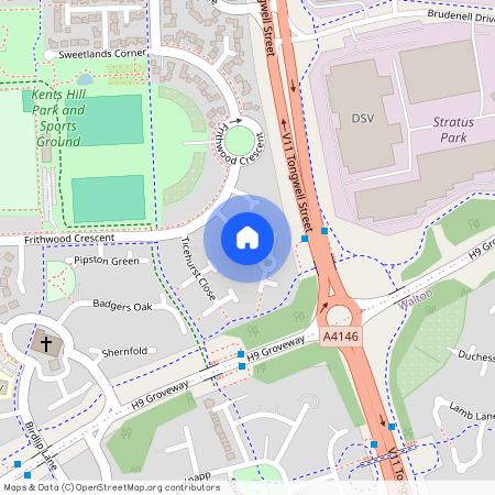 Rolvenden Grove, Kents Hill, Milton Keynes, MK7