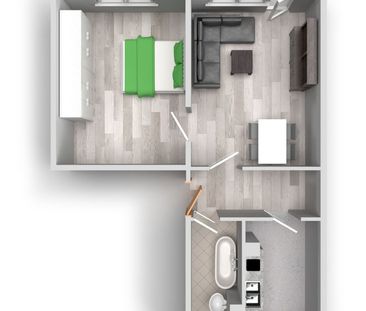 2-Raum-Wohnung Victor-Klemperer-Straße 6 - Foto 1