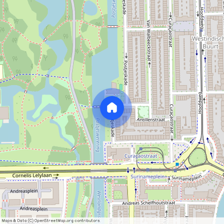 Westindische Buurt, 1058 DW, Postjeskade, Amsterdam