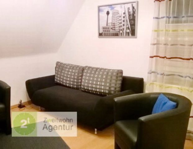 Möblierte 2-Zimmer-Wohnung für Wochenendheimfahrer Düsseldorf-Unterrath, Ahornallee - Foto 1