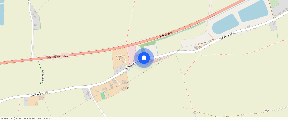 Colchester Road, Manningtree, Wix