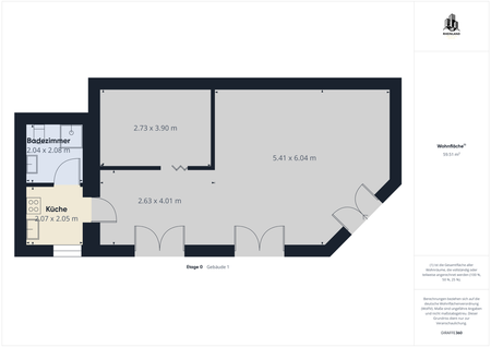 2-Zimmer-Wohnung mit Fußbodenheizung in Echternacherbrück - Photo 4