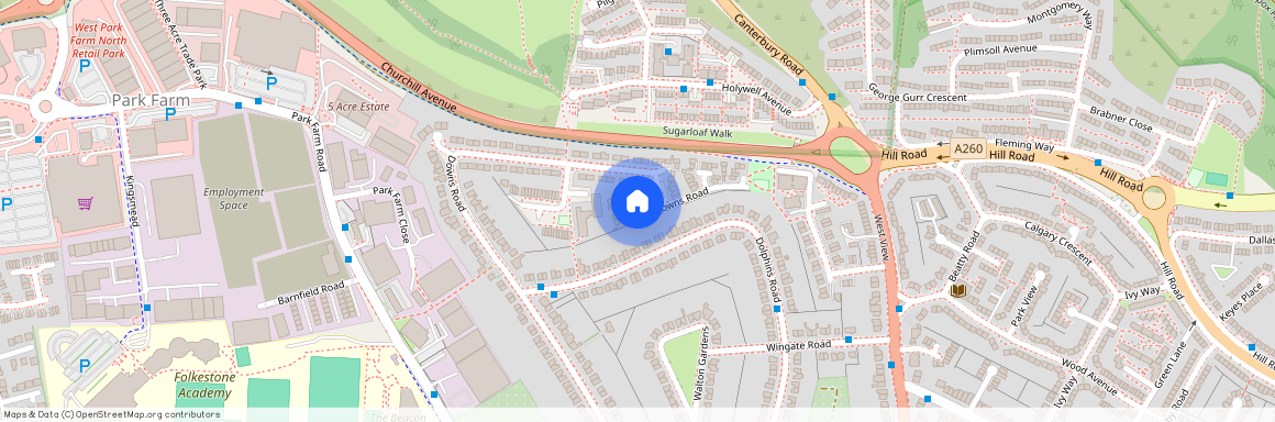 Downs Road Folkestone