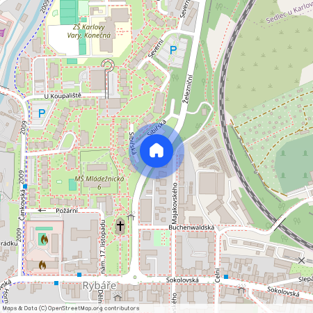 Mládežnická, Karlovy Vary - Rybáře