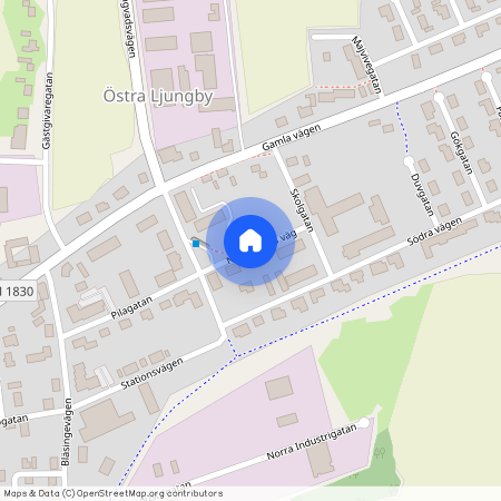 Np Nilssons väg, Östra Ljungby