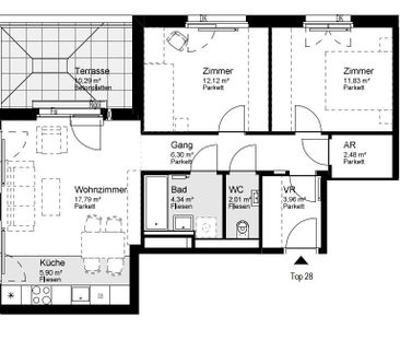 Attraktive 3-Zimmer Wohnung mit Terrasse in 1210 Wien zu mieten - Photo 6