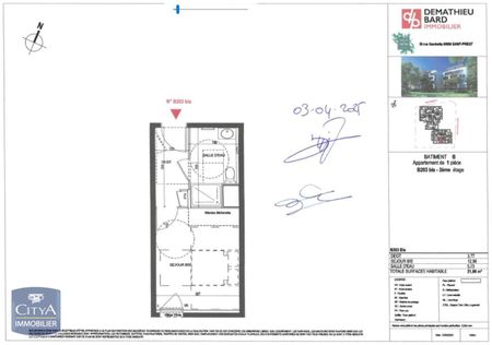 Location Appartement 1 pièce 21m² ST PRIEST 69800 - Photo 4