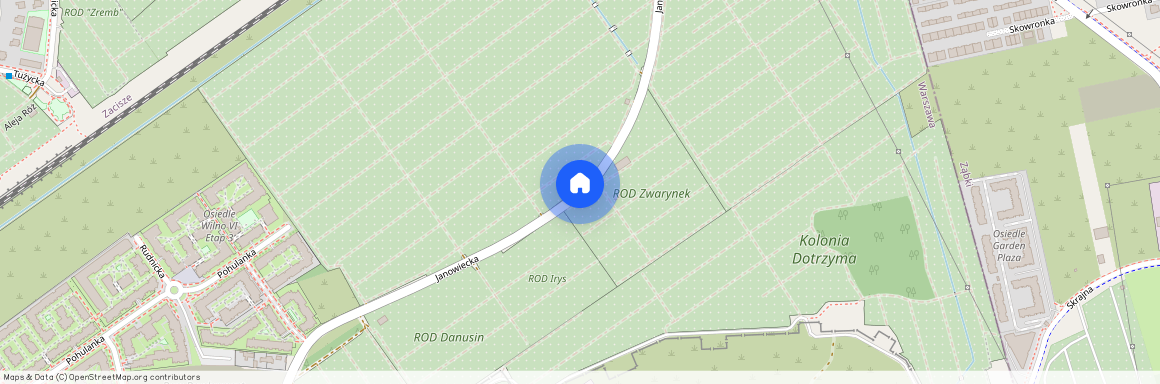 ul. Janowiecka, Elsnerów, Targówek, Warszawa, mazowieckie