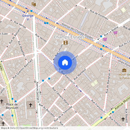 Rue Pierre Charron, Francja, Paris