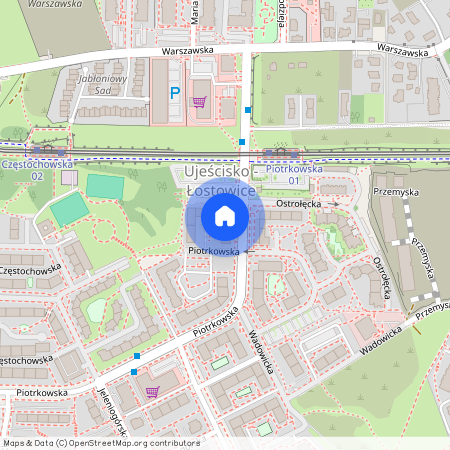 ul. Piotrkowska, Ujeścisko-Łostowice, Gdańsk, pomorskie