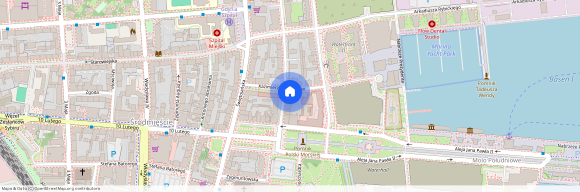 ul. Stefana Żeromskiego, Śródmieście, Gdynia, pomorskie