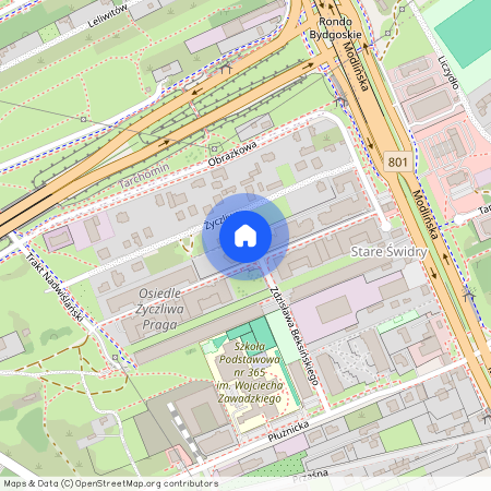 ul. Modlińska 129B, Żerań, Białołęka, Warszawa, mazowieckie