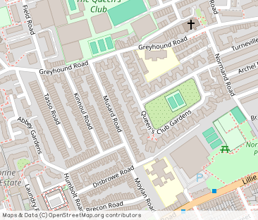 Queens Club Gardens, Barons Court, London, W14 - Photo 1