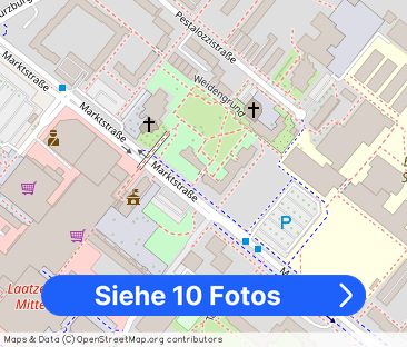 Helle 2-Zimmer-Wohnung mit Balkon im 1. Stock in Laatzen Marktstraße - Foto 1