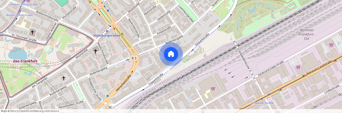 Ostparkstraße 45a, Frankfurt. Germany, Frankfurt Am Main